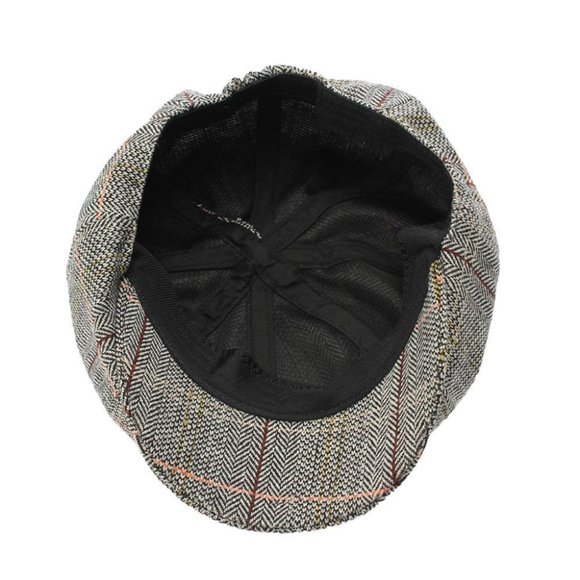 Diona J Duckbill Driving Sun Flat Cabbie Newsboy Gatsby Painters Gray Hat Cap - Picture 2 of 5